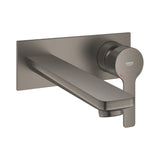 GROHE Mitigeur de lavabo mural 2 trous Lineare L Hard Graphite brossé