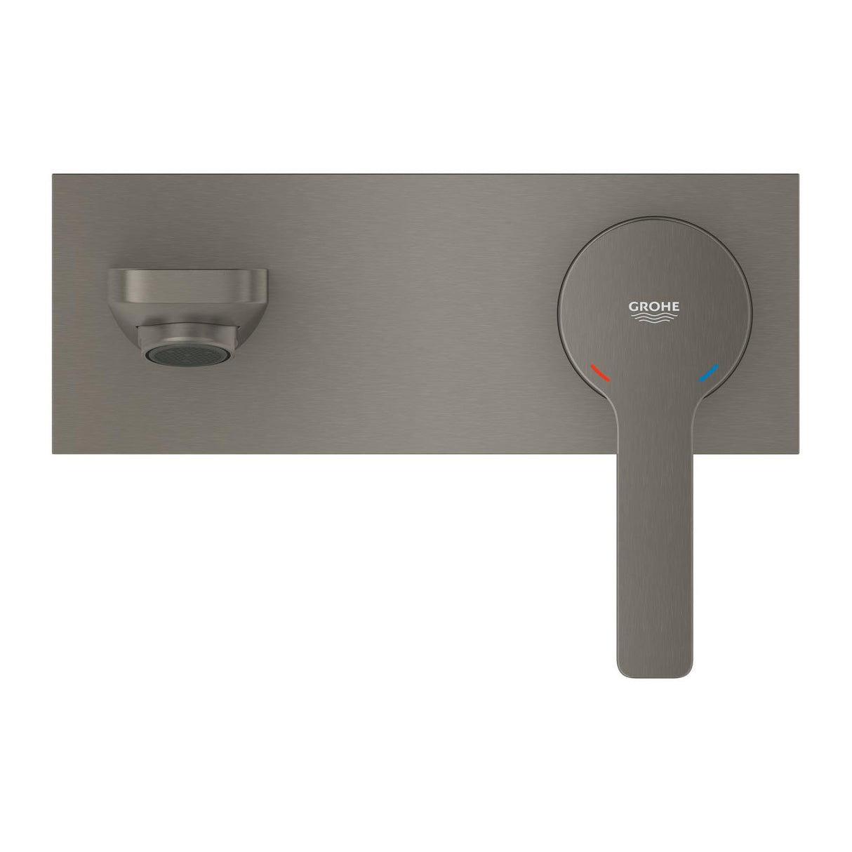 GROHE Mitigeur de lavabo mural 2 trous Lineare L Hard Graphite brossé