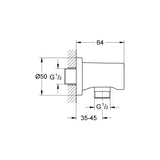 GROHE Coude à encastrer 1/2" Rainshower