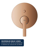 GROHE Mitigeur bain-douche monocommande 2 sorties avec inverseur Lineare - Mister PRO