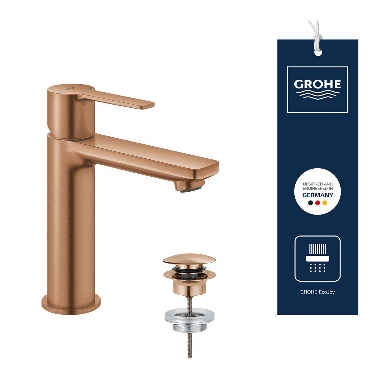 GROHE Mitigeur de lavabo monocommande Lineare Taille S sans tirette