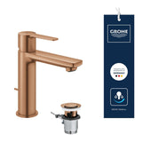GROHE Mitigeur de lavabo monocommande Lineare S avec tirette - Mister PRO