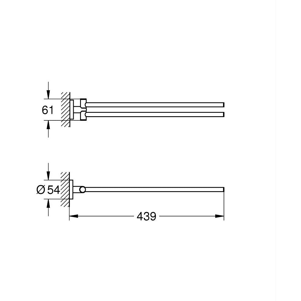 GROHE Porte-serviettes Start - Mister PRO