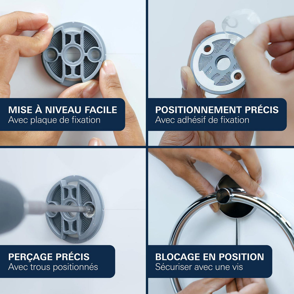 GROHE Double barre porte-serviettes Start - Mister PRO