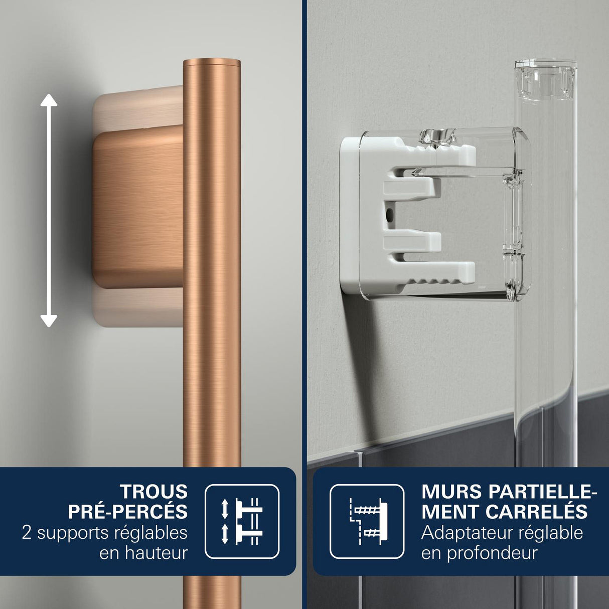 GROHE Ensemble de douche 3 jets Vitalio Joy+ 120