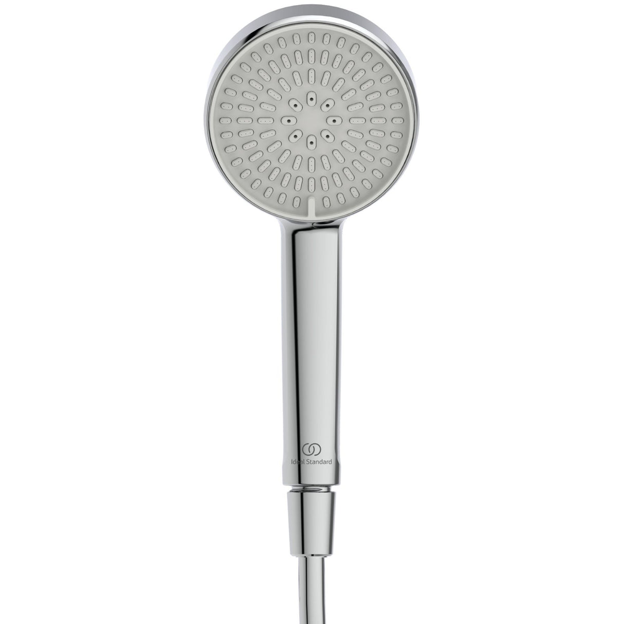 Colonne de douche Ø26cm hauteur ajustable CERATHERM T25 Chrome et blanc