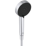 Set de douche avec mitigeur thermostatique, barre 60cm et douchette Ø10cm 2 jets CERATHERM ALU+