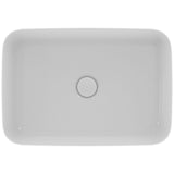 Vasque 55x38 cm Diamatec IPALYSS blanc brillant sans trop plein