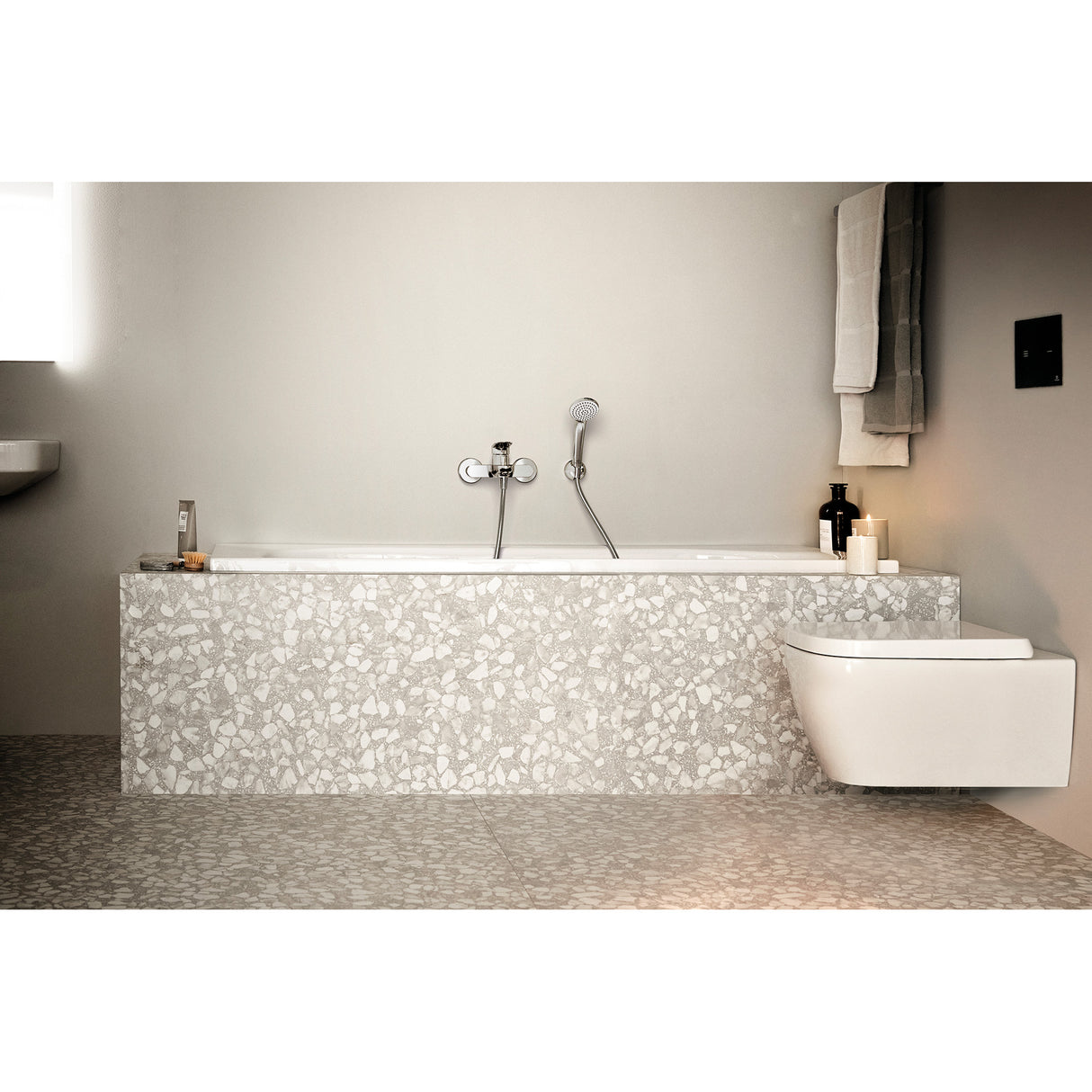 Baignoire rectangulaire 170x70 cm i.life acrylique blanche