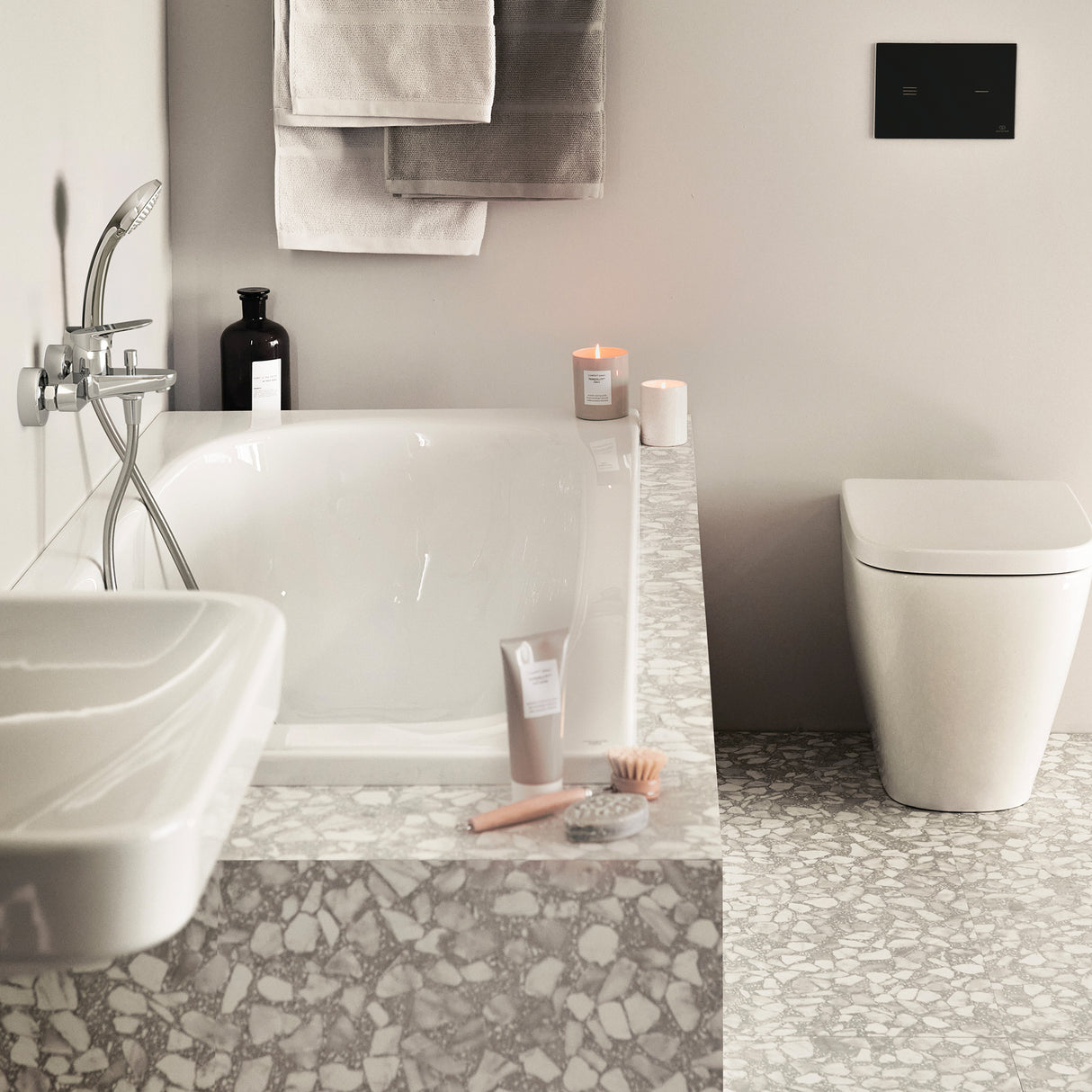 Baignoire rectangulaire 170x70 cm i.life acrylique blanche