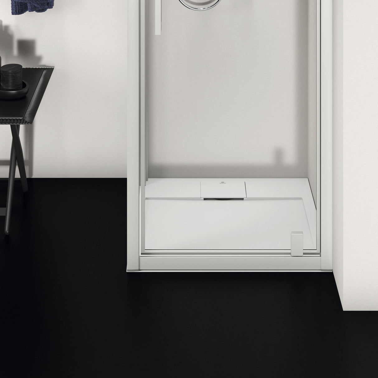 Receveur de douche résine UFS i.life UltraFlat S blanc