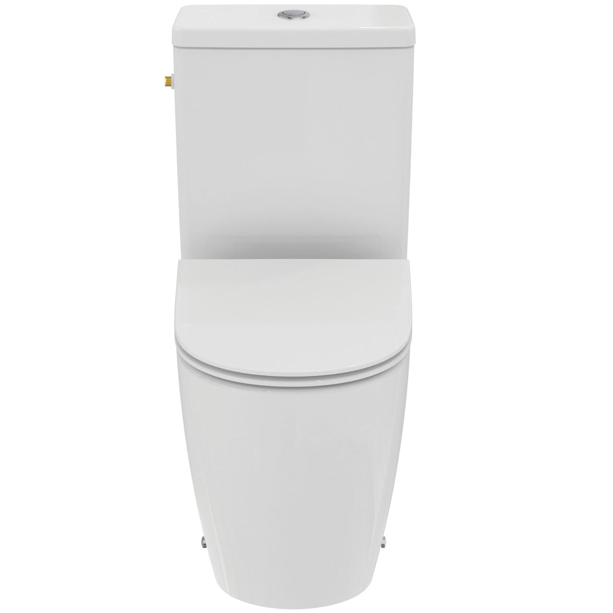 Pack WC au sol caréné i.life O Vortex avec abattant slim declipsable blanc
