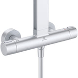 Colonne de douche thermostatique Alu+