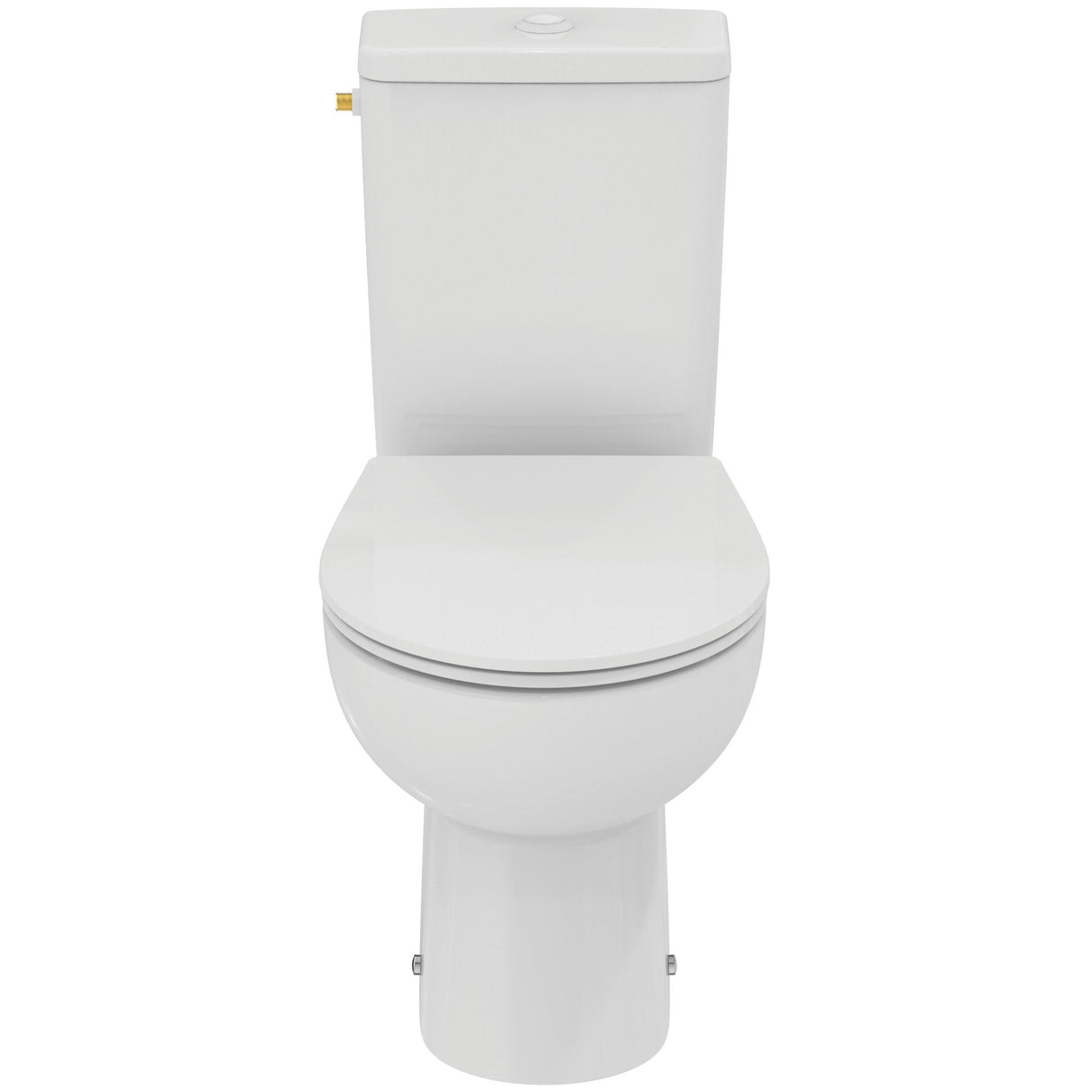 Pack WC au sol sans bride caréné 2,5/4L TIRSO + avec abattant frein de chute déclipsable