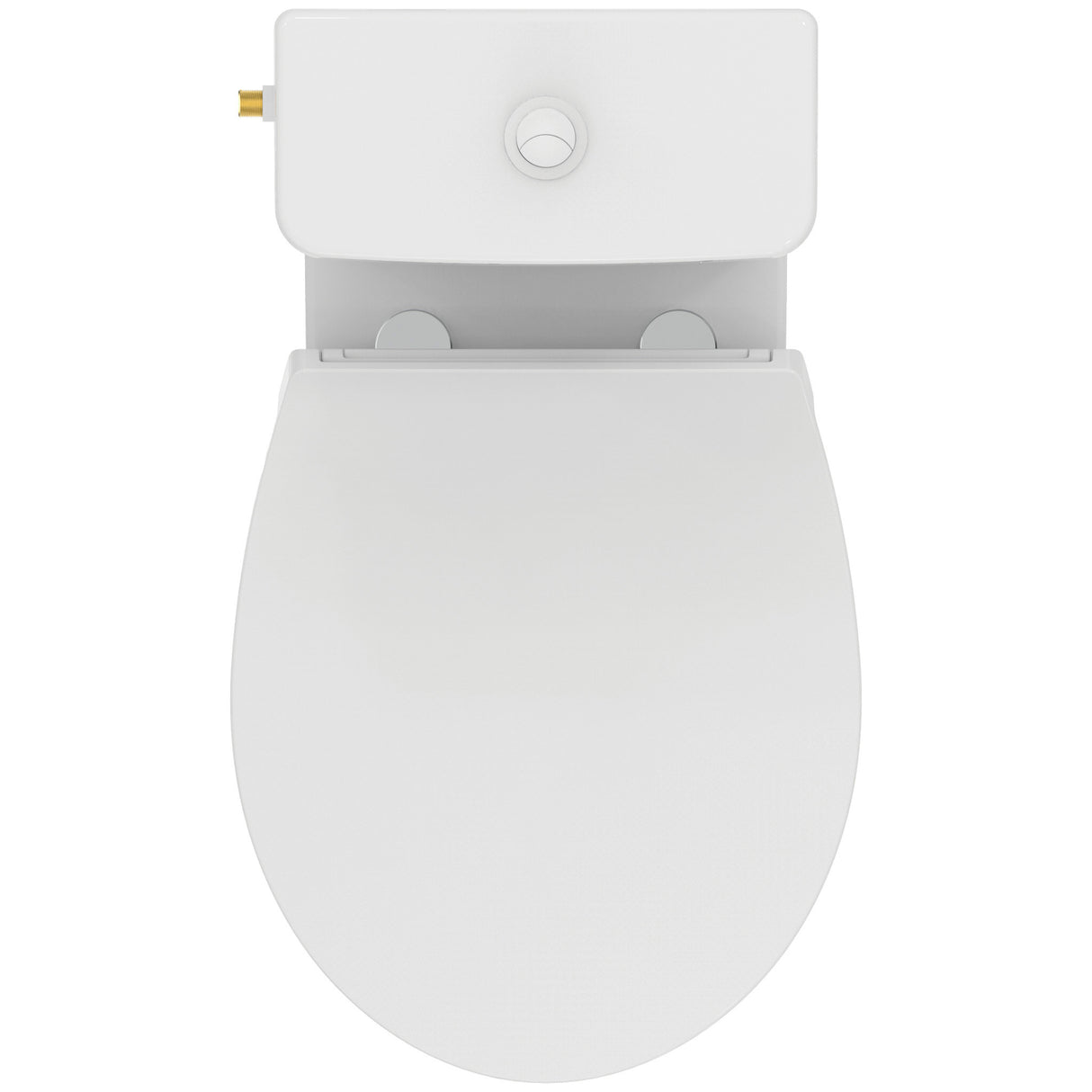 Pack WC au sol sans bride caréné 2,5/4L TIRSO + avec abattant frein de chute déclipsable