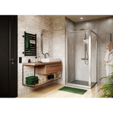 Panneau mural douche PREPANEL - Décor Béton Gris - Finition Mat
