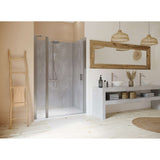 Panneau mural douche PREPANEL - Décor Béton Gris - Finition Mat