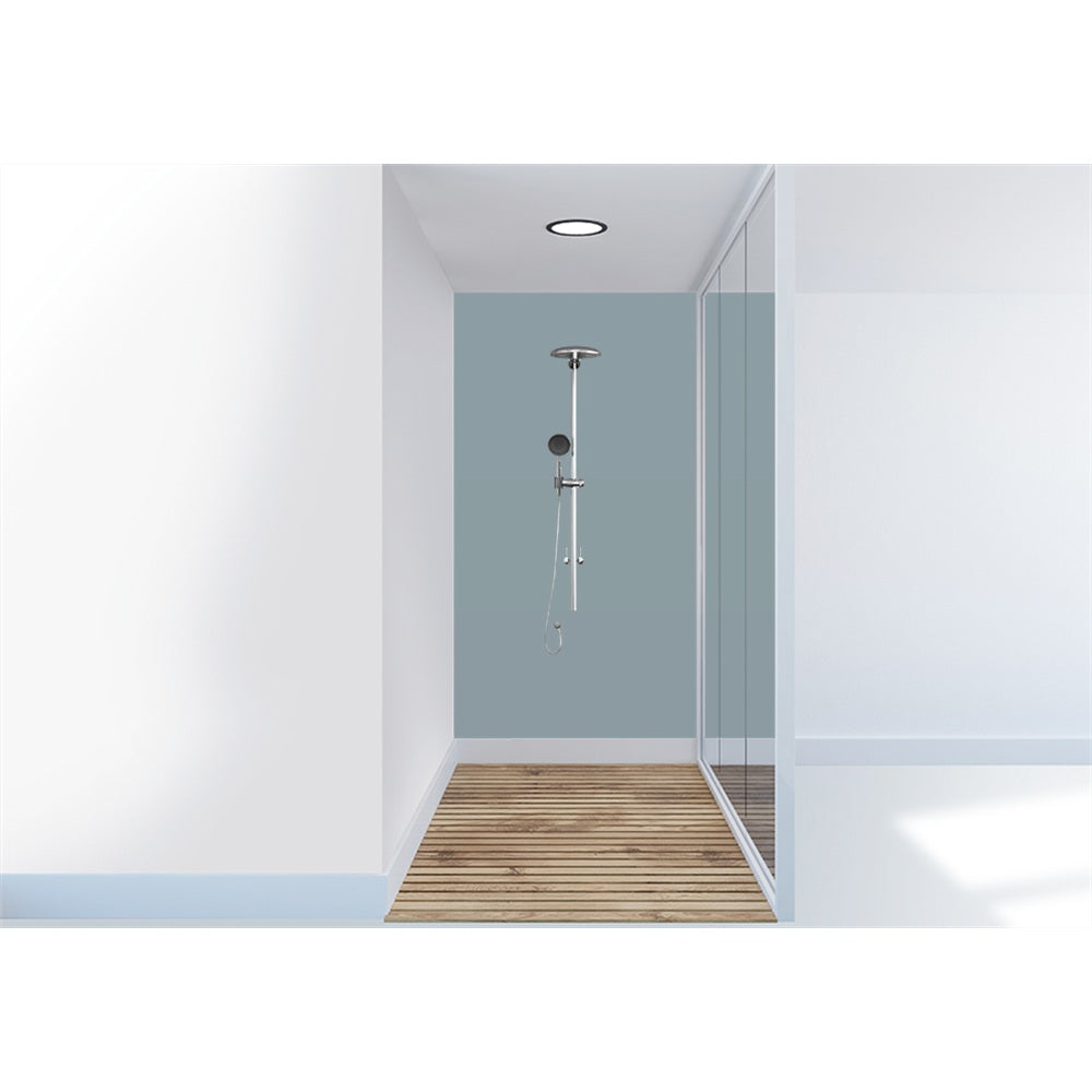 Panneau mural douche VIPANEL - Couleur Unie fjord - Finition velvet