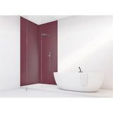 Panneau mural douche VIPANEL - Couleur Unie lie de vin - Finition velvet