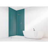Panneau mural douche VIPANEL - Couleur Unie lagon - Finition velvet