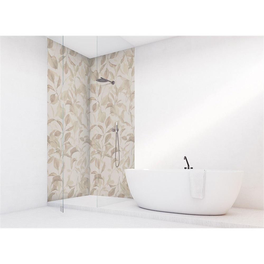 Panneau mural douche VIPANEL - Flore réinvente automne leaf - Finition velvet