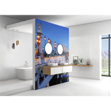 Panneau mural douche VIPANEL - Paysage urbain Paris 2 - Finition brillant