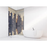 Panneau mural douche VIPANEL - Paysage urbain Skyline Doha - Finition brillant