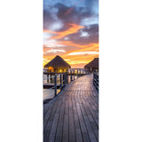 Panneau mural douche VIPANEL - Paysage urbain Bora Bora - Finition brillant