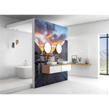 Panneau mural douche VIPANEL - Paysage urbain Bora Bora - Finition brillant