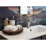 Panneau mural douche VIPANEL - Paysage urbain Bora Bora - Finition brillant