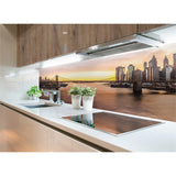 Panneau mural douche VIPANEL - Paysage urbain Skyline Brooklyn - Finition brillant