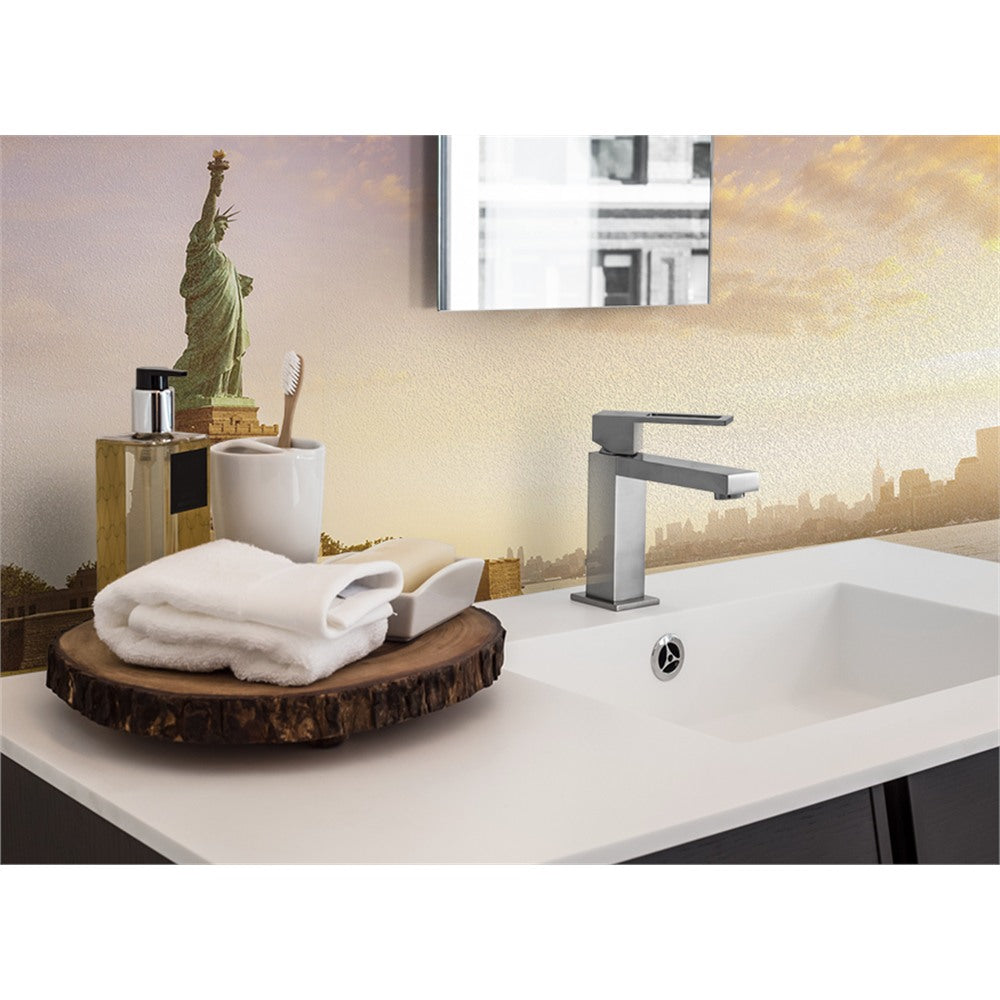 Panneau mural douche VIPANEL - Paysage urbain Statut liberté - Finition brillant