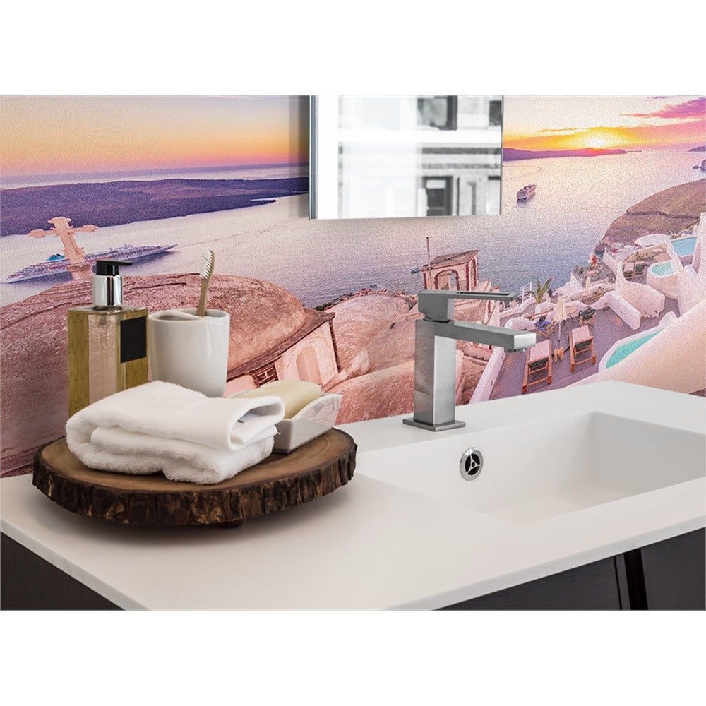 Panneau mural douche VIPANEL - Paysage urbain Grèce - Finition brillant