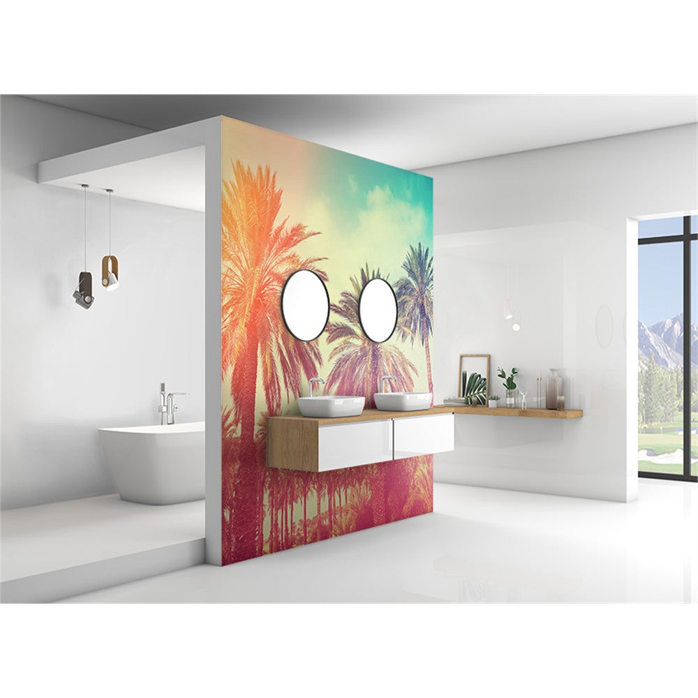 Panneau mural douche VIPANEL - Inspiration nature Palmier - Finition brillant