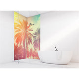 Panneau mural douche VIPANEL - Inspiration nature Palmier - Finition brillant