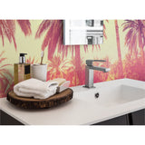 Panneau mural douche VIPANEL - Inspiration nature Palmier - Finition brillant