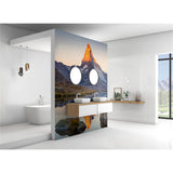 Panneau mural douche VIPANEL - Inspiration nature Montagne - Finition brillant