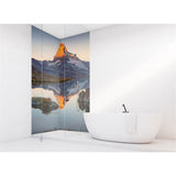 Panneau mural douche VIPANEL - Inspiration nature Montagne - Finition brillant