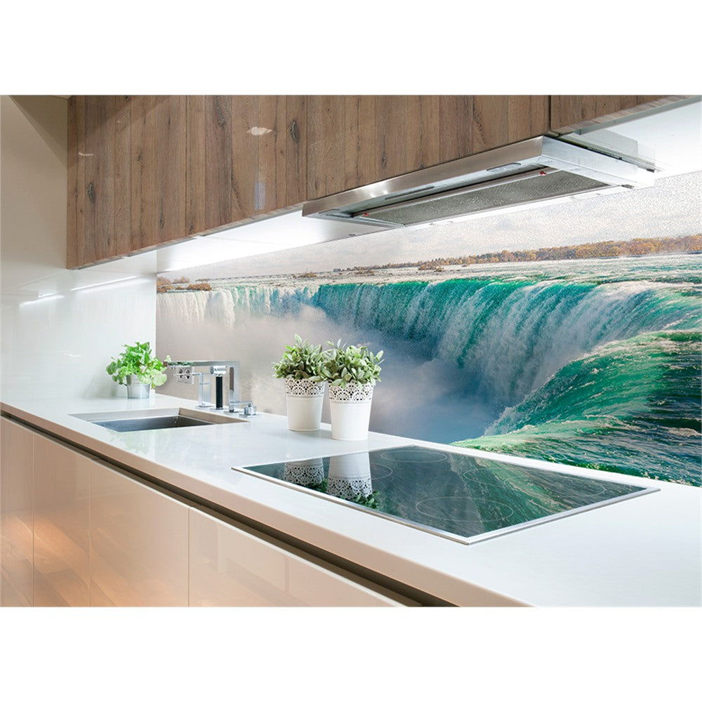 Panneau mural douche VIPANEL - Inspiration nature chute du niagara - Finition brillant