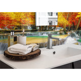Panneau mural douche VIPANEL - Inspiration nature chute eau 3 - Finition brillant