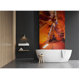 Panneau mural douche VIPANEL - Inspiration nature Red Rock - Finition brillant