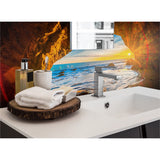 Panneau mural douche VIPANEL - Inspiration nature Sunset mal - Finition brillant