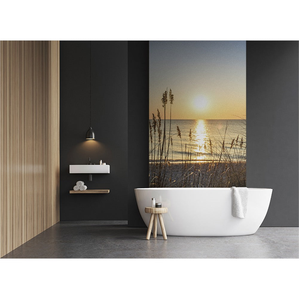 Panneau mural douche VIPANEL - Inspiration nature Lever Soleil - Finition brillant