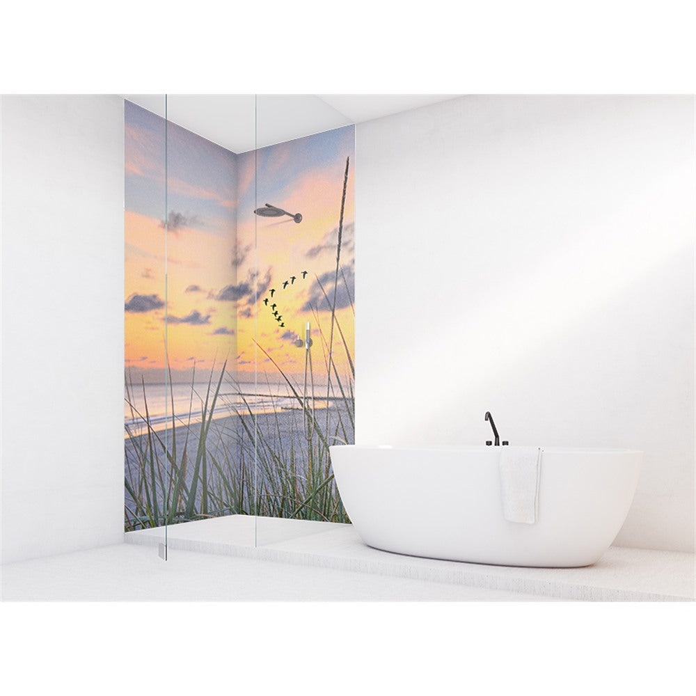 Panneau mural douche VIPANEL - Inspiration nature Mer 2 - Finition brillant