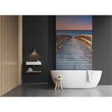 Panneau mural douche VIPANEL - Inspiration nature Ponton - Finition brillant