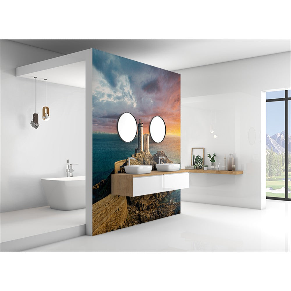 Panneau mural douche VIPANEL - Inspiration nature Phare - Finition brillant