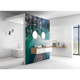 Panneau mural douche VIPANEL - Inspiration nature Ponton lac - Finition brillant