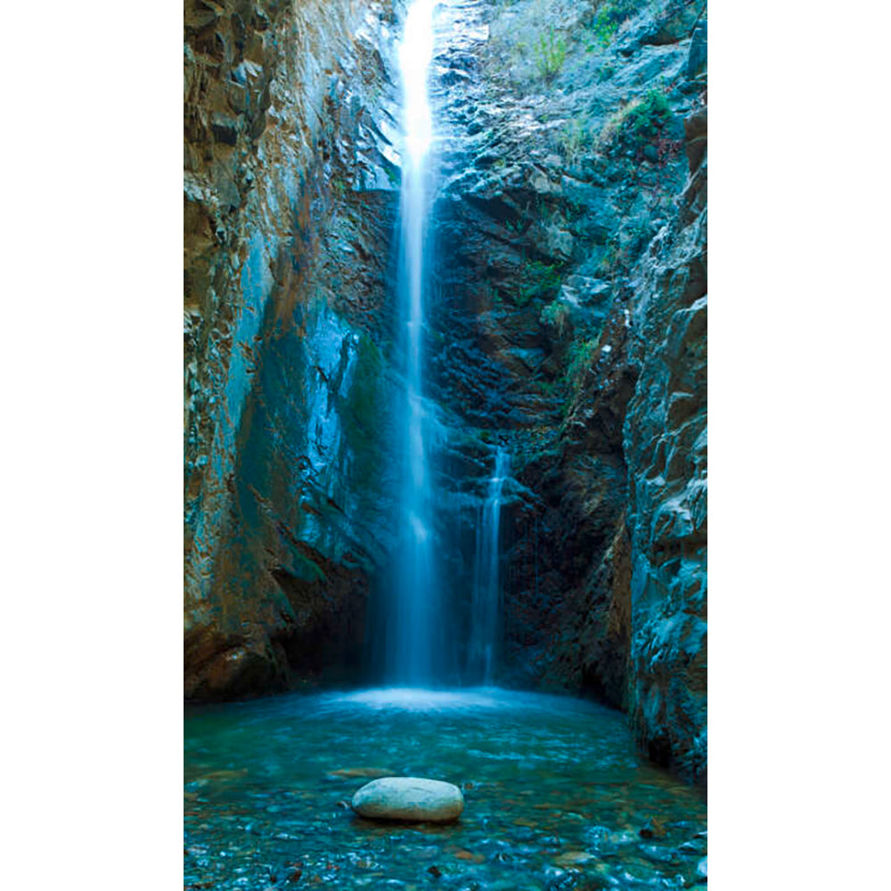 Panneau mural douche VIPANEL - Inspiration nature Grotte bleu - Finition brillant