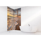 Panneau mural douche VIPANEL - Inspiration nature Phare 2 - Finition brillant