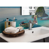 Panneau mural douche VIPANEL - Inspiration nature Thaïlande - Finition brillant